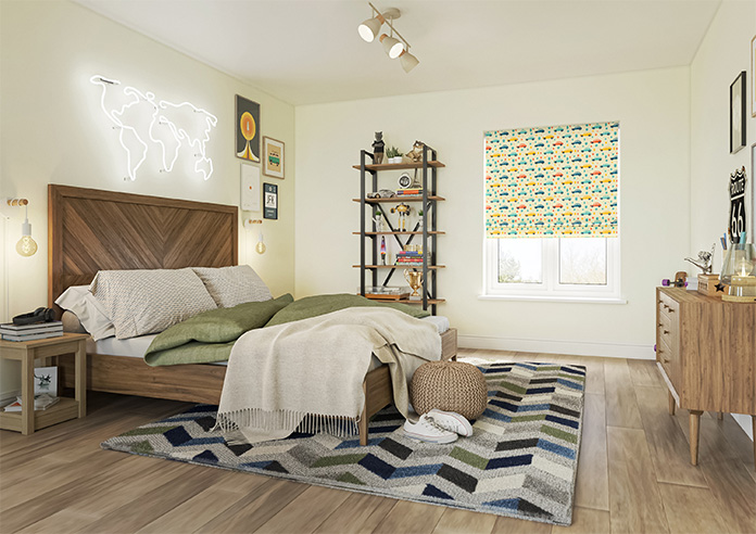 Leafy Lane, Carnival - Roman Blind - Image 6
